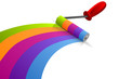Rainbow brush