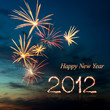 New year 2012 fireworks New year 2012 fireworks