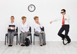 Photo: Employees with special skills wanted - job interview candidates Employees with special skills wanted - job interview candidates