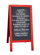 Ardoise restaurant (Languedoc Roussillon)