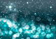 Weihnachtlicher Hintergrund türkis
