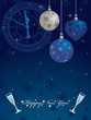 blue new years background blue new years background