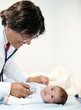 Baby at the doctor