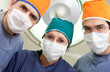 Group of surgeons