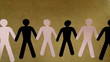 Stop racism. Anti racist campaign, appeal.