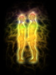 Couple profile energy body - aura