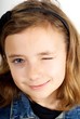 Girl winking