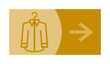 signe, symbole, picto, logo, flèche, pressing, mode