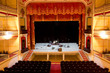Scenario of an ancient theater,