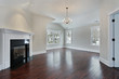 Master bedroom with fireplace