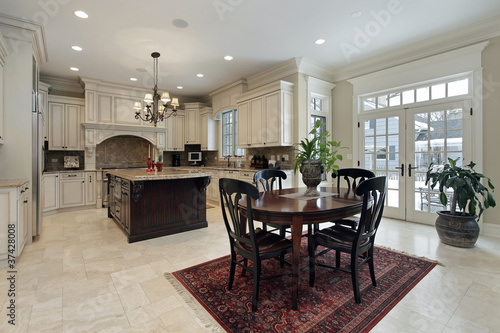 Photo: Large kitchen with island Large kitchen with island