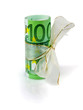 100-Euro-Bündel mit Geschenkband