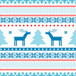 Christmas background fair isle traditional knitted motifs