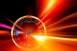 speedometer night road