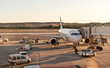 Airplane at the airport