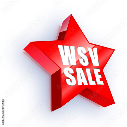 Vektor: WSV Button Winterschlussverkauf SALE WSV Button Winterschlussverkauf SALE