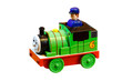 Children colored toy train