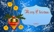 Vintage Christmas card illustration Vintage Christmas card illustration