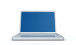 Notebook Bluescreen - isoliert Notebook Bluescreen - isoliert