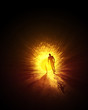 Der Tunnel zum Licht - Gold Gelb