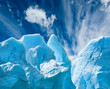 Perito Moreno glacier, patagonia, Argentina. Copy space.