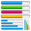 vector loading progress bars