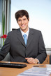Male Manager Smiling