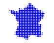 Karte von Frankreich