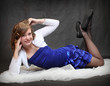 Beautiful teenage girl.