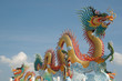 Chinese dragon statue