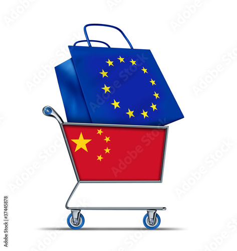 Illustration: Europe bailout with China buying European debt Europe bailout with China buying European debt