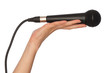 black microphone