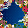Vector: Japanese traditional frame Japanese traditional frame