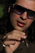 Person Smoking a Cigar