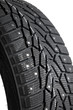 Winter thorn tire closeup