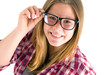Foto: Mädchen mit Brille Mädchen mit Brille