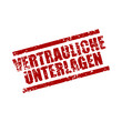 stempel eckig vertrauliche unterlagen I