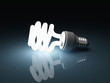 Illustration: Fluorescent light bulb Fluorescent light bulb
