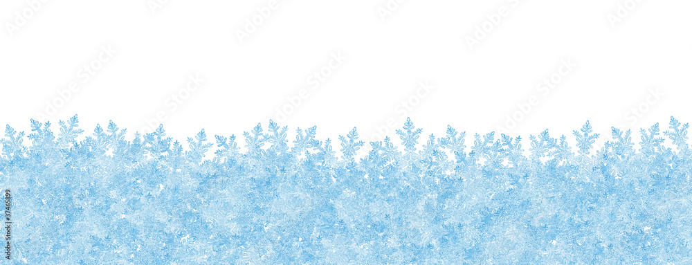 Eiskristalle, Panorama, Winter, Banner, Webdesign, Kristalle