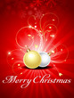 abstract christmas background with floral