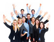Happy Business people team.