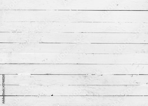 Fototapeta Black and white background of weathered painted wooden plank