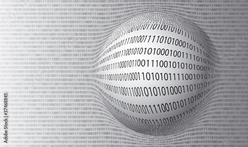 Vector: Vector background of binary numbers Vector background of binary numbers