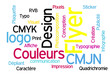 CMJN - Concept de couleurs