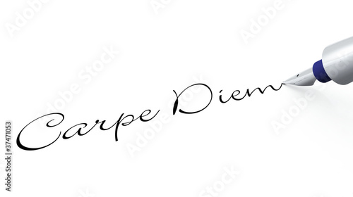 Illustration: Stift Konzept - Carpe Diem Stift Konzept - Carpe Diem