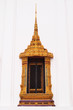 Traditional Thai style window temple