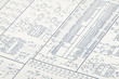 Detailed drawing of electrical circuits
