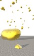 pluie de pépites d'or