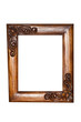 wood frame on white backgronds wood frame on white backgronds