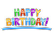 Happy birthday graffiti
